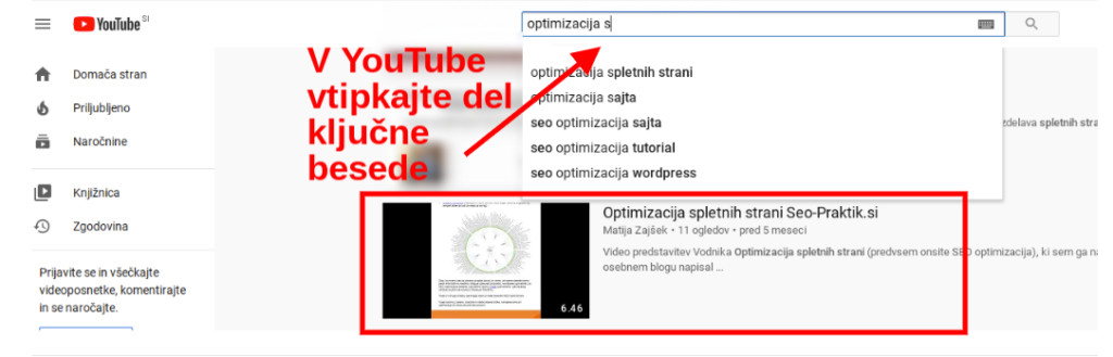najboljše ključne besede youtube